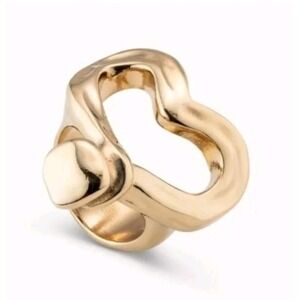 Uno De 50  Ring  ● Model: Nailed Heart Gold - Size 8 (Brand New & Authentic)
